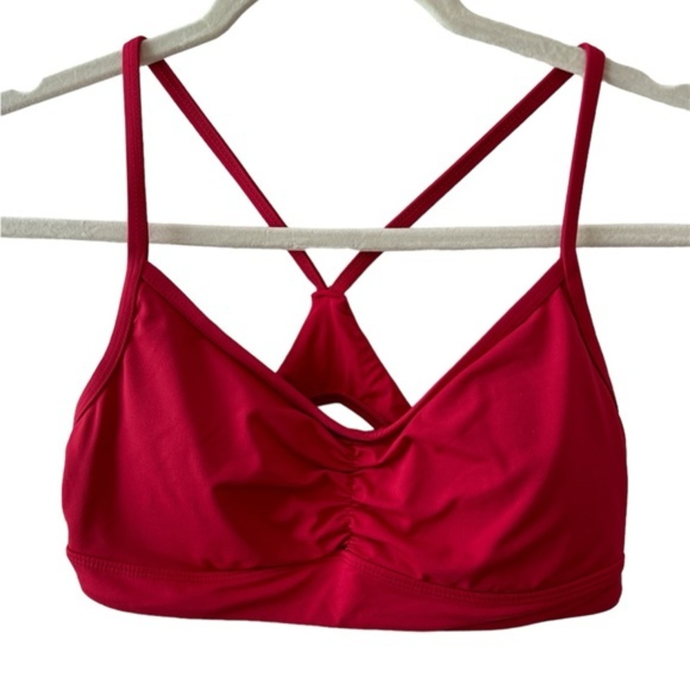 Athleta hot pink sports bra - size small